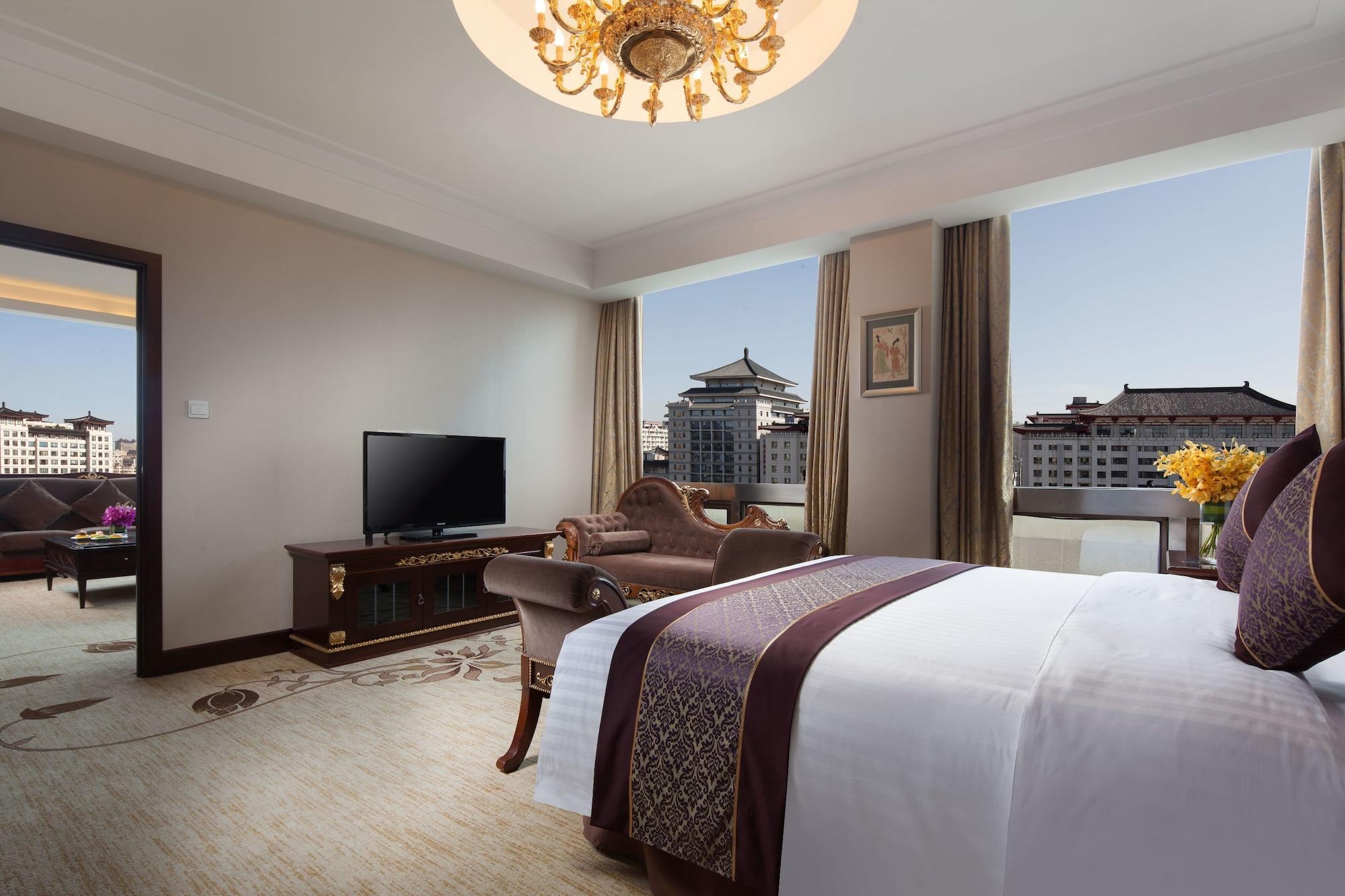 Jin Jiang West Capital International Hotel The Bell And Drum Tower Muslim Quarter & Metro Line 6 & Indoor Swimming Pool & Self-Service Free Laundry Room Xi'an  Exterior photo