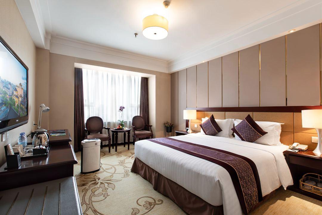Jin Jiang West Capital International Hotel The Bell And Drum Tower Muslim Quarter & Metro Line 6 & Indoor Swimming Pool & Self-Service Free Laundry Room Xi'an  Exterior photo